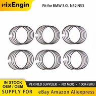 6SETS PISTON RING Φ85mm Fit 3.0 L N51 N52 N53 FOR 05-13 BMW 125i 328i 528i 330xi X3 Z4 E90 E93 E60 L