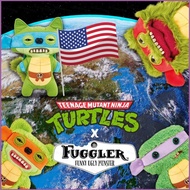 ZY1 Fuggler x TMNT Teenage Mutant Ninja Turtles Mikey Raphael Ugly-Cute Cotton Plush Doll plushie YZ