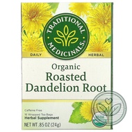 ✅Traditional Medicinals Tea Organic Roasted Dandelion Root Caffeine Free 16bags One4