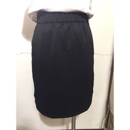 Counter Brand izzue~Black with Side Blue Midi Skirt