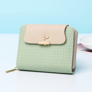 Dompet Kecil Perempuan Wanita Pouch Bag Wallet PU Mini Trifold Short Purse Beg Women Duit Lady