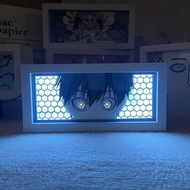 Anime BLUELOCK Paper Carving Light Blue Prison Night Light Japanese Anime Photo Frame Light Decorati