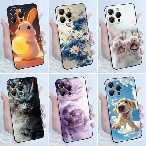 Casing For Oukitel P1 Phone Case Luxury Cute Cool Boys Girls Matte Soft silicone Back Cover For Ouki