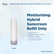 HYGR Lightweight Moisturising Hybrid Refillable Sunscreen