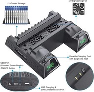 PS4/PS4 Slim/PS4 Pro 多功能散熱充電座