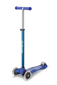 Micro Kickboard - Maxi Deluxe LED - Three Wheeled, Lean-to-Steer Swiss-Designed Micro Scooter for Ki