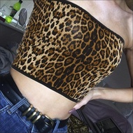 Leopard Print Top Leopard Print Vest Leopard Print Sling Polka Dot Top Design Top Leopard Print Wome