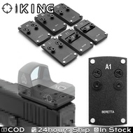 Oiking Optics ขอบเขต Pis-tol Mount Plate Adapter สำหรับ Red Dot ขอบเขต Mount ฐาน