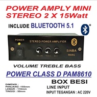 JADI POWER AMPLI MINI STEREO 2x15w PAM8610 PAM 8610 BLUETOOTH AUDIO TERMURAH