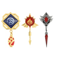 Ready Stock#热销 Genshin Impact Enamel Pin Backpack Accessories 1216hw