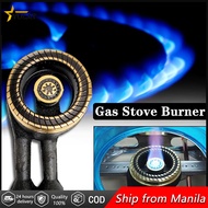 Glass top Gas stove Burner gold and black replacement parts