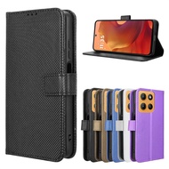 Suitable for Motorola Motorola G17/G15 Power Phone Case E15 Diamond Pattern Leather Case Flip G05