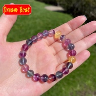 Colorful Fluorite Bracelet, Colorful Fluorite Bracelet, Gem Bracelet, Feng Shui Bracelet, Round Brac