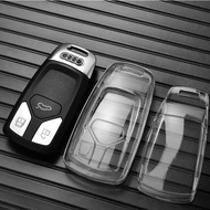 {AUDI TPU Transparent Key Case} AUDI Q3 Q5 Q7 Q8 TT A1 A3 A4 A5 A6 A7 A8 RS6 RS