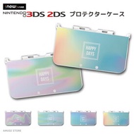 new3DS LL カバー ケース new 3DSLL new 2DS LL 3DS LL カバー Nintendo かわいい おしゃれ 大人 子供 キッズ おもちゃ ゲーム HAPPY DAYS シンプル カラフル デザイン 総柄 キラキラ ラメ おしゃれ 人気