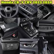 Honda CR-V CRV 2023 2024 Carbon Fiber Style Interior Accessories Cover Trim