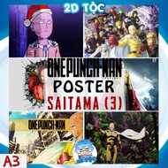 Poster A3 Saitama (3) Anime Manga One Punch Man – 2D Tribe Shop