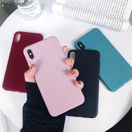 For OPPO R11S R11 Plus Phone Case Candy Color Colorful Plain Matte Fresh Simple Cute Solid Color Soft Silicone Case Cover