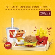 Murah Block City- 4 In 1 Fastfood Nano Block Seri Fast Food Happy Meal