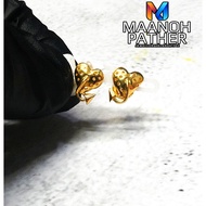2.31GM-916 GOLD FANCY HEART LADIES THODU-916 SUBANG-916 INDIAN FANCY HEART EARRING-916 EARRING-916 E