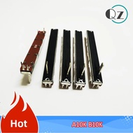 5pcs 7.5cm Potentiometer tunggal B10K A10K 75MM Potensiometer Slaid Lurus SC6021 mono B10K