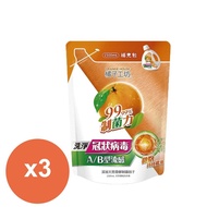 【橘子工坊】洗衣精制菌補充包1500ML*3包/箱