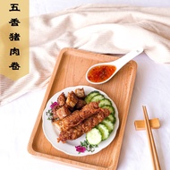 五香猪肉卷现货冷冻冷藏槟城春卷住家糕点手工纯天然 (5 pcs) Five Spice Meat Roll Homemade Healthy Ready Stock Frozen Penang Lob