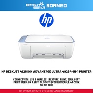 HP Deskjet 4928 Ink Advantage Ultra 4928 4-in-1 Printer - Blue