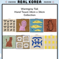 [Warmgrey Tail] Hand Towel 34cm x 34cm Collection