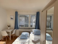 Rumah  m² dengan 1 kamar tidur dan 1 kamar mandi pribadi di Oststeinbek (Helles Studio nahe Hamburg 