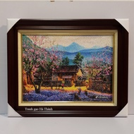 Hanoi Northwest rice painting, Vietnamese souvenir,