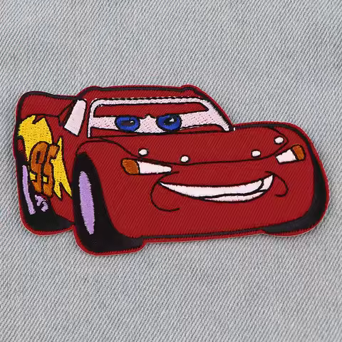 Cool Car Patch Iron On Patches Movies For Clothing Stickers Embroidered Patches On Jackets DIY Cloth