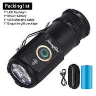 Haixnfire X31 Cắm Trại Ngoài Trời ánh sáng đèn pin sạc USB LED Đèn Pin Mini thiết bị ngoài trời ánh