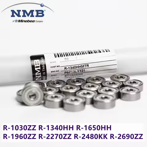 50pcs Original NMB Bearing R-1030ZZ R-1340HH R-1650HH R-1960ZZ R-2270ZZ R-2480KK R-2690ZZ 623 624 62