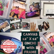 CANVAS PHOTO PRINT 12"X12" PICTURE