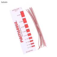 tatain PL-A Bearing Plastic Clearance Gauge Measuring Clearance Gauge 0.025-0.175 Mm Bearing Clearan