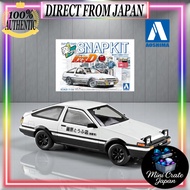 Initial D AE86 Trueno Takumi Fujiwara Model Kit 1/32 AOSHIMA Snap Fit Color Coded