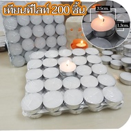 เทียนทีไลท์ผลิตเองที่ไทย Tea light candles 100 ชิ้น/ จุดได้นานสุด 5 ชม.รับออเดอร์ผลิตจำนวนมากราคาถูก