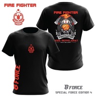 Ready Stock Baju T Shirt Lelaki Black Men 100% Cotton Short Sleeve Oversized Tactical Komando PASKAL