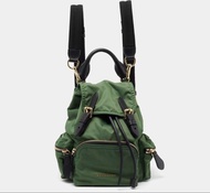 -  BURBERRY Nylon Medium Rucksack Backpack Green burberry背包背囊  Burberry England Made In Italy