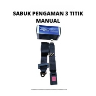 3-point manual safety belt Universal 3-point manual safety belt