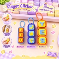 GANTUNGAN Clicker Keyboard Large SiZE | 3D clicker fidget clicker keychain | Fidget clicker | Clicke