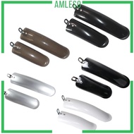 [Amleso] Folding Bike Mudguard Front &amp; Rear Fenders Mud Guard for Electric
