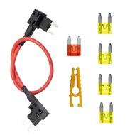 TIPM Bypass Cable, Fuse Holder Fuse Adapter,Repair Fuel Pump Relay Bypass Cable Compatible with Dodg