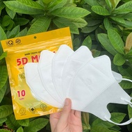 รสชาติ 500 cái khẩu trang 5D Bông Sen Vàng thương hiệu VN uy tín 3 lớp vải บริสุทธิ์