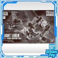 Bandai HG Light Liner | Mobile Suit Gundam The Origin MSD | E.F.F. Flight Support Unit Model Kit