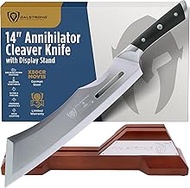 DALSTRONG Heavy Duty Butcher Breaking Knife - 14 Inch Cleaver - Gladiator Series R - The 'Annihilato