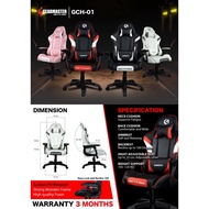 Gearmaster Gaming Chair GCH-01 เก้าอี้เกมมิ่ง Black/Red