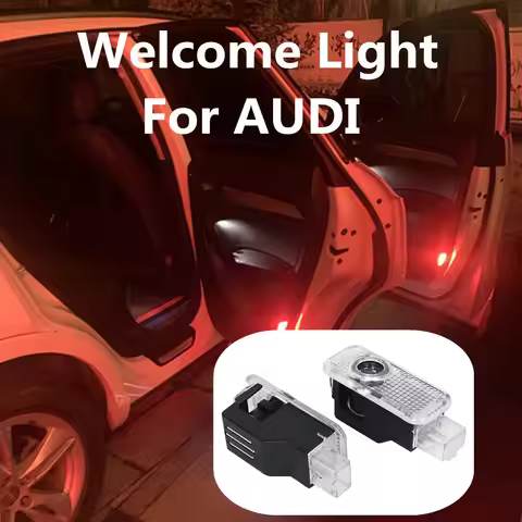 2X For AUDI Q3 8U Q5 8R Q7 Q8 A1 A3 8P A4 A5 A6 A7 A8 TT Sportback LED Car Door Ghost Shadow Project