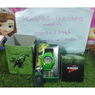 G-shock DW6900 NB3 Hulk green with custom original Box and Tagging HULK